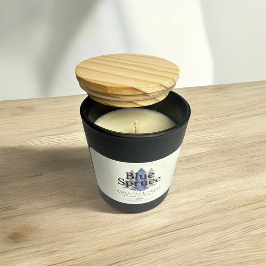 Minty Eucalyptus Blue Spruce Single Wick Candle