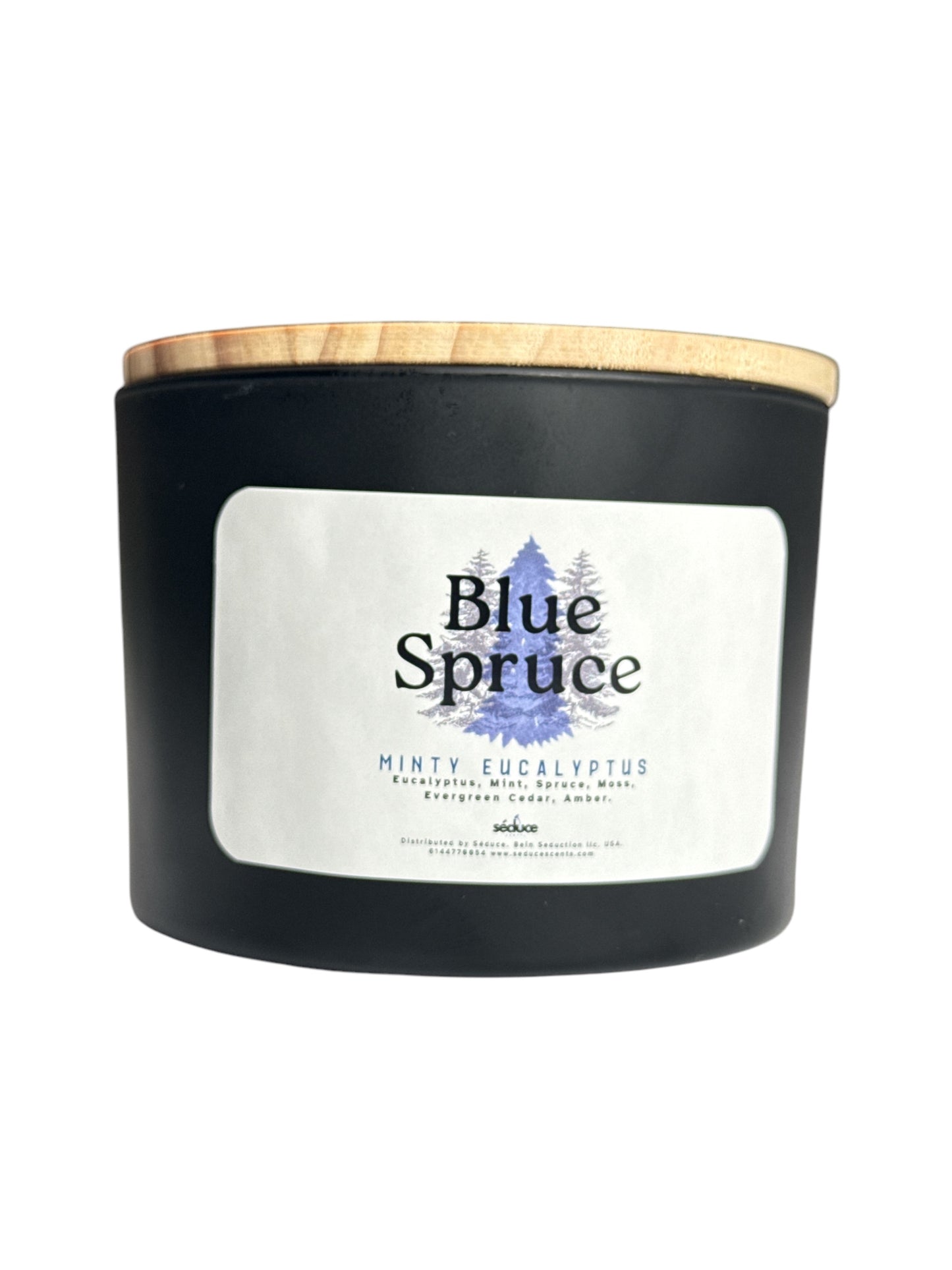 Minty Eucalyptus Blue Spruce Double Wick Candle