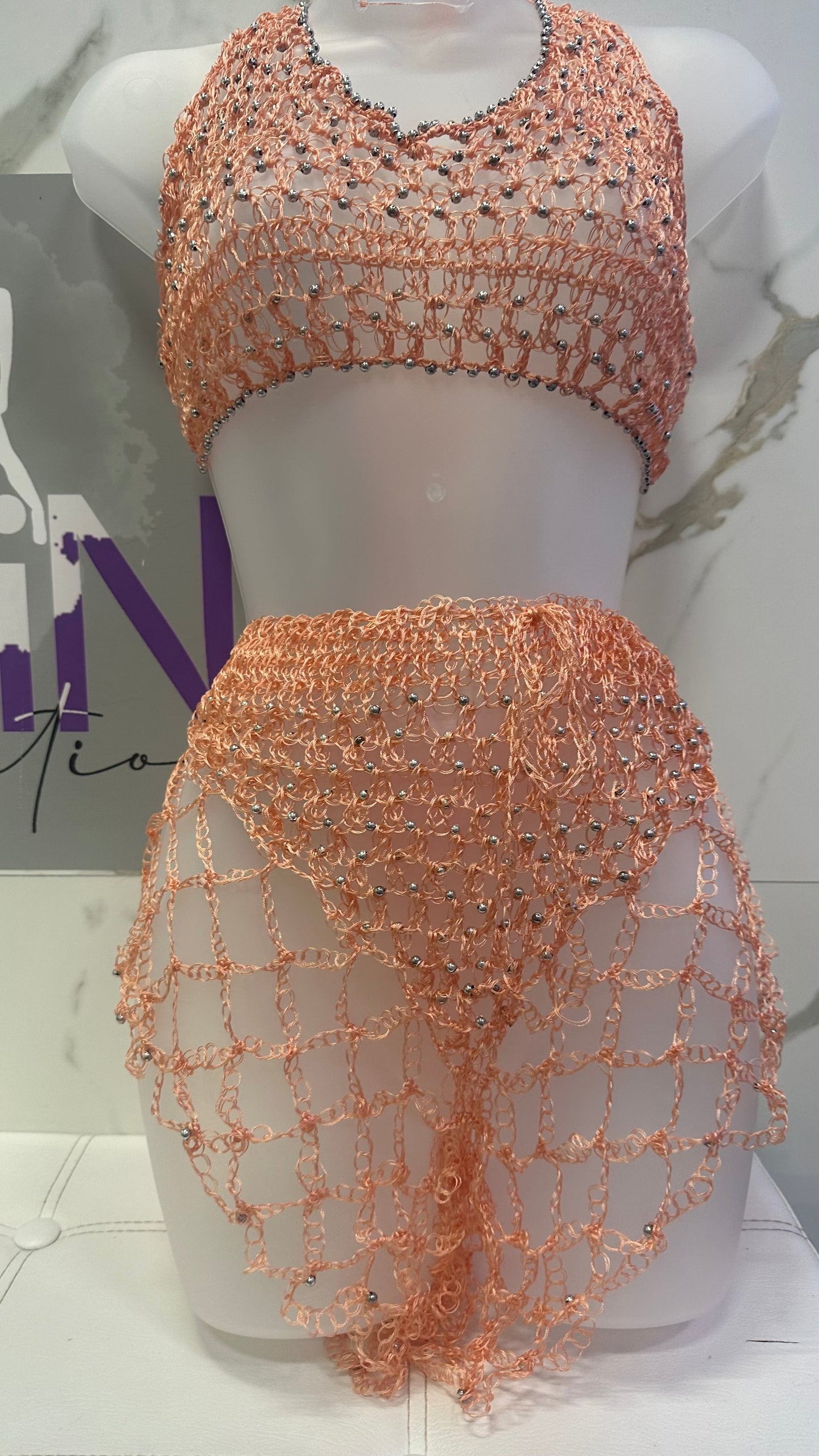 Peach Ruby Two Piece Set