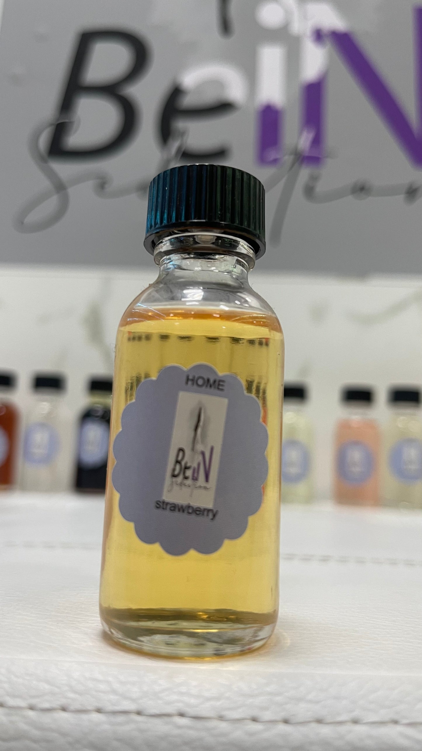 Strawberry diffuser with natural oil