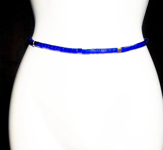 EVA Blue Waist Beads