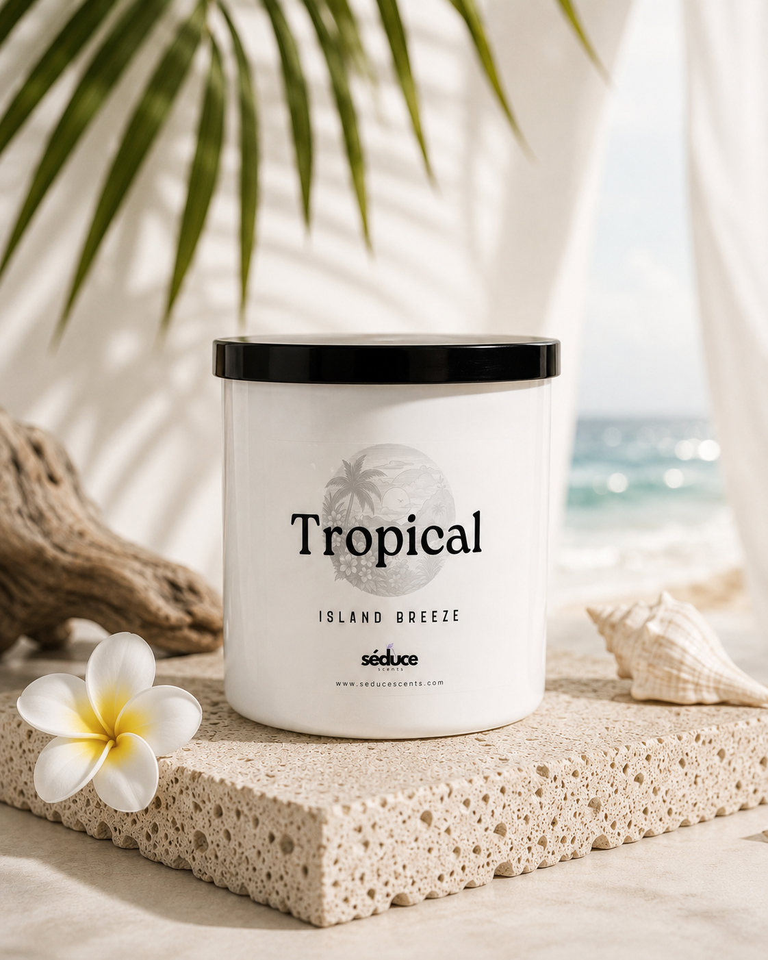 Tropical – Island Breeze | Double Wick Wax Candle
