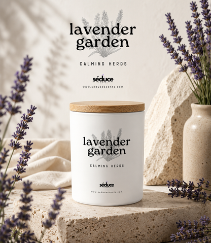 Lavender Garden – Calming Herbs | Single Wick Candle