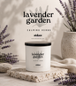 Lavender Garden – Calming Herbs | Double Wick Candle
