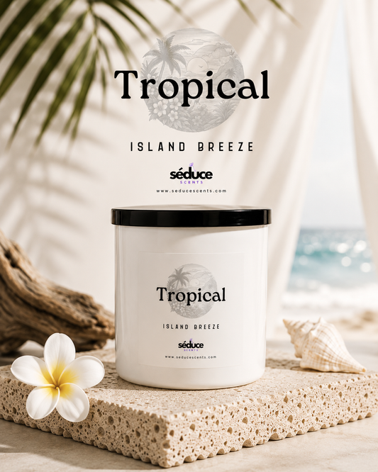 Tropical – Island Breeze | Double Wick Wax Candle