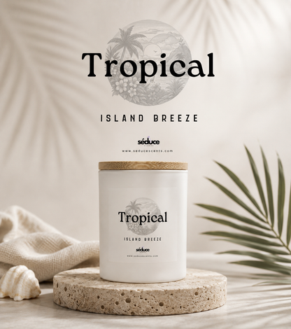 Tropical – Island Breeze | Single Wick Wax Candle