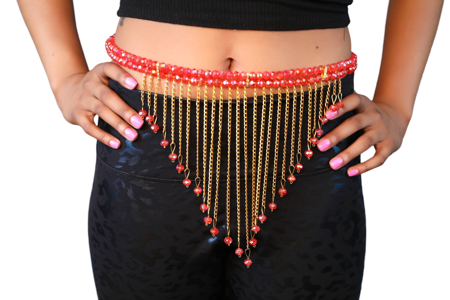 ALAYJA Orange Waist Beads