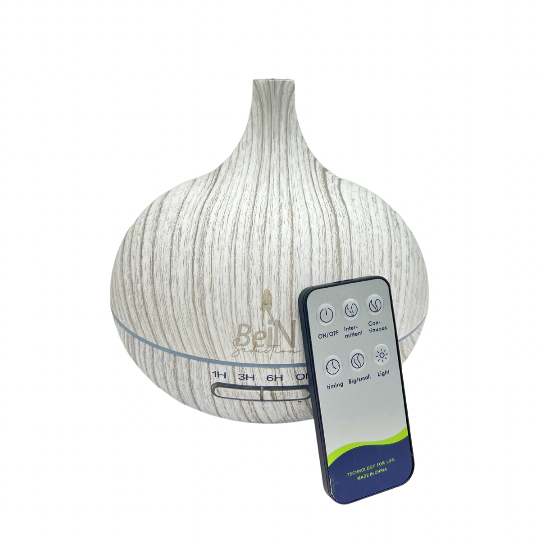 White Round Wood Grain Diffusers