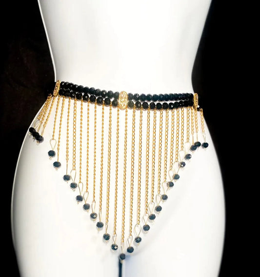 DEDE Black Waist Beads