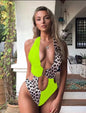 Lime & Leopard One Piece Swimsuit